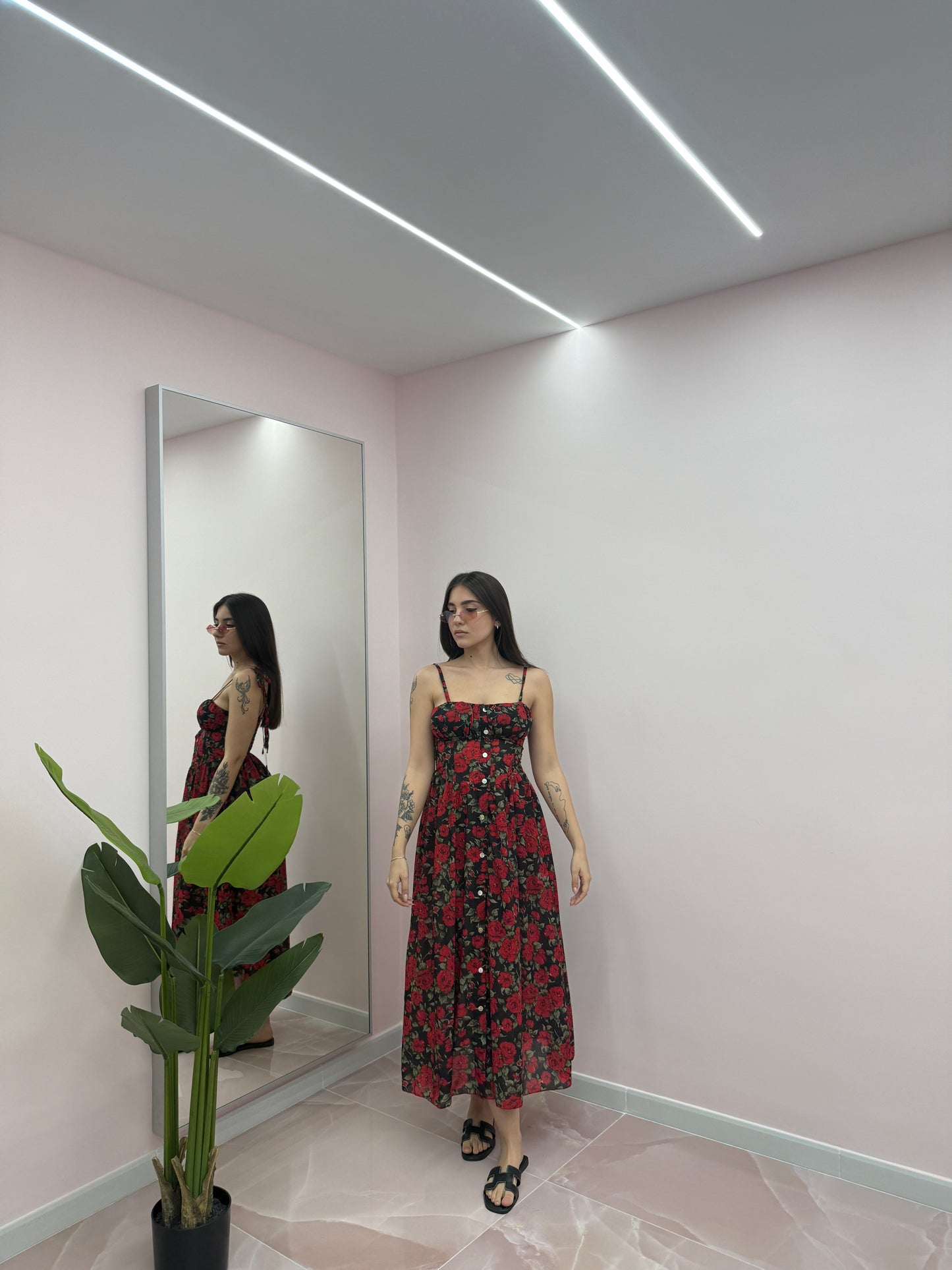 DRESS ISADORA ROSE ROSSO