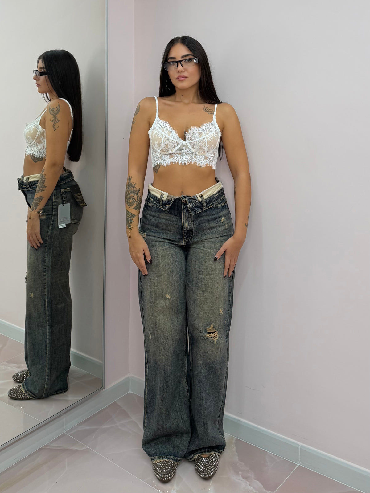 DENIM “DARK” CON RISVOLTO