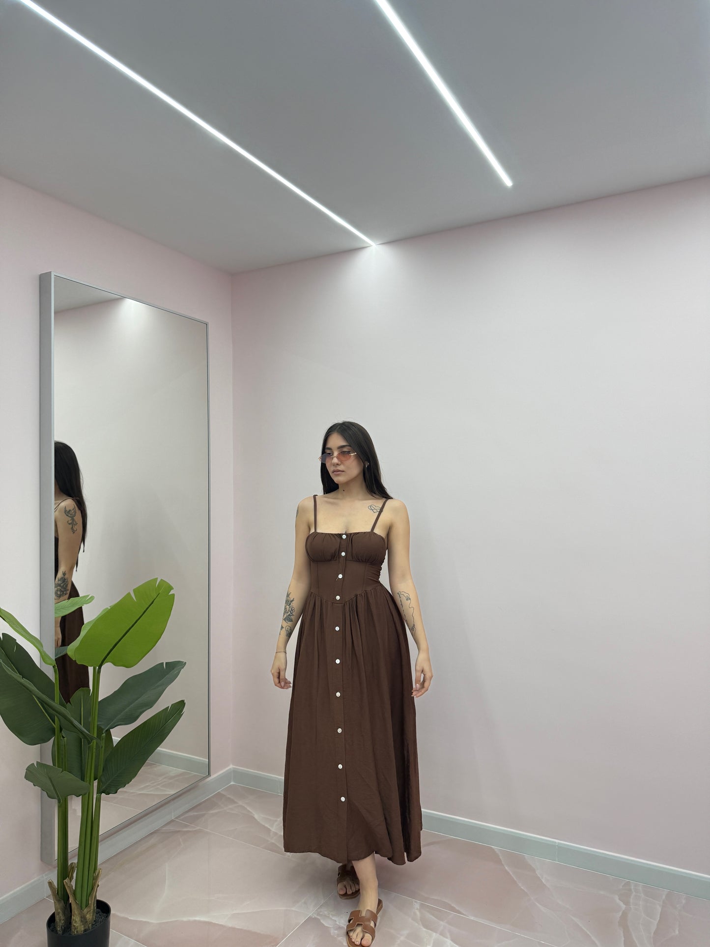 DRESS ISADORA MARRONE