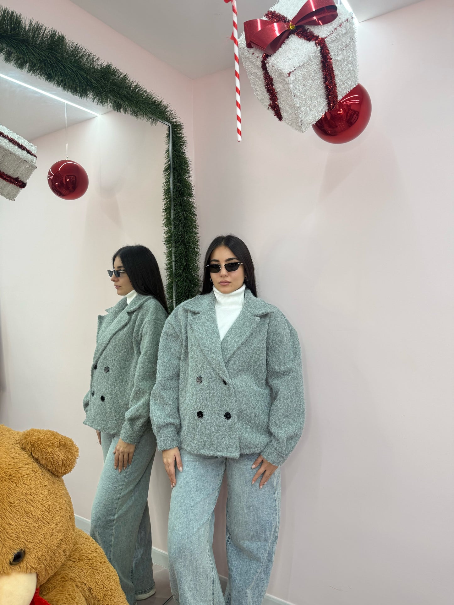 MINI CAPPOTTINO BOUCLÉ