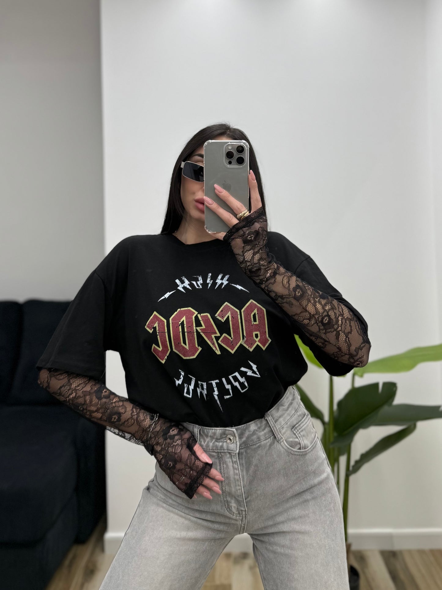 T-SHIRT AC⚡️DC NERO