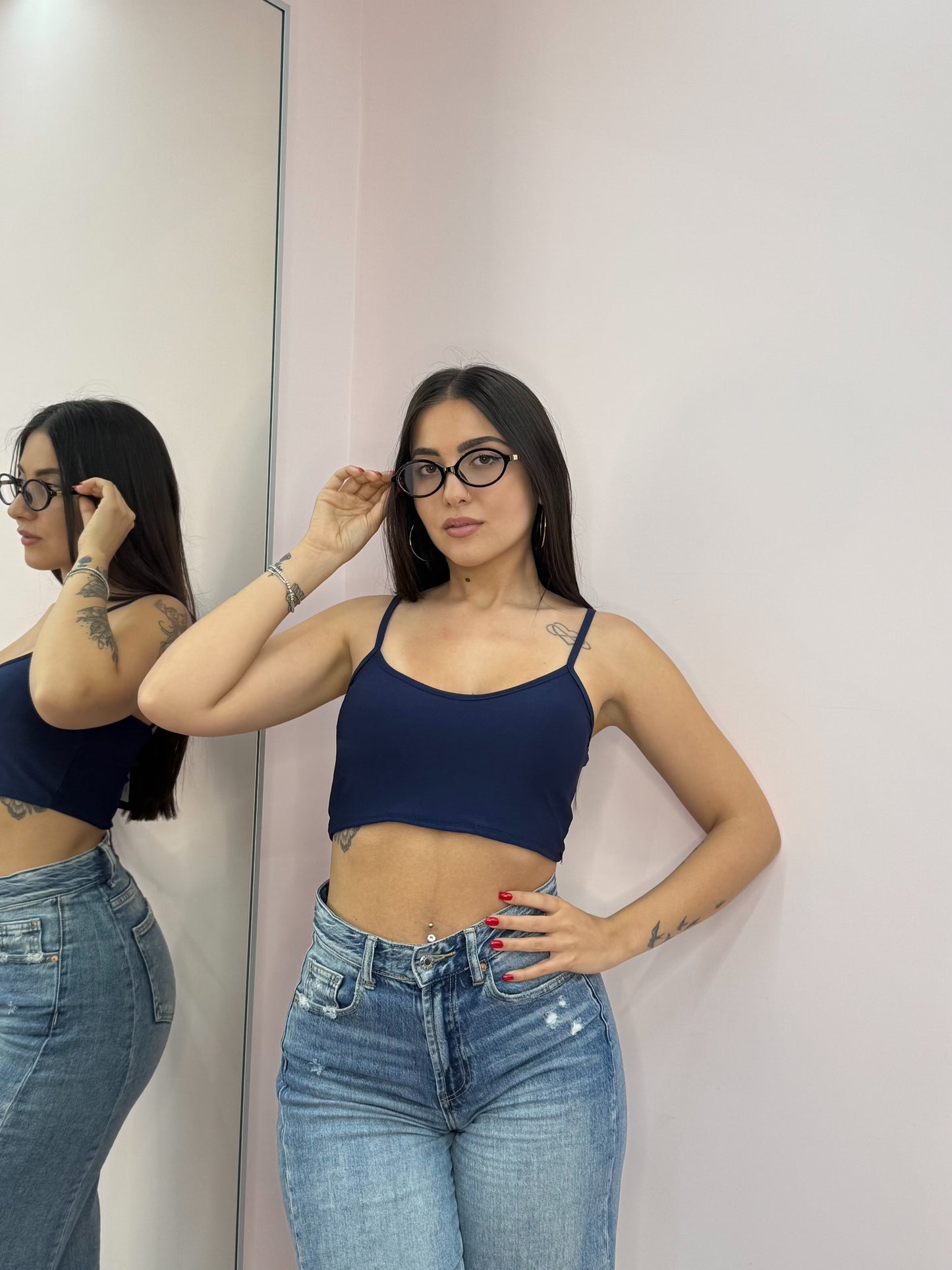 TOP CROP BASIC CON COPPE