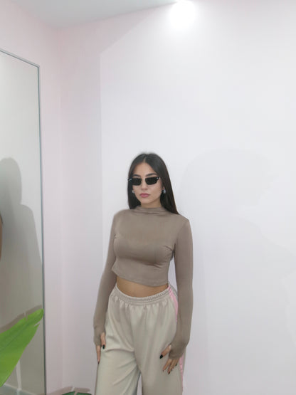 MAGLIA SEMIVELATA CROP