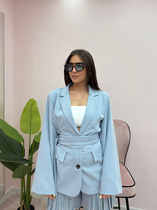 BLAZER DEVA AZZURRO