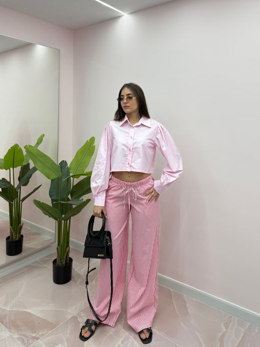 CAMICIA CROP