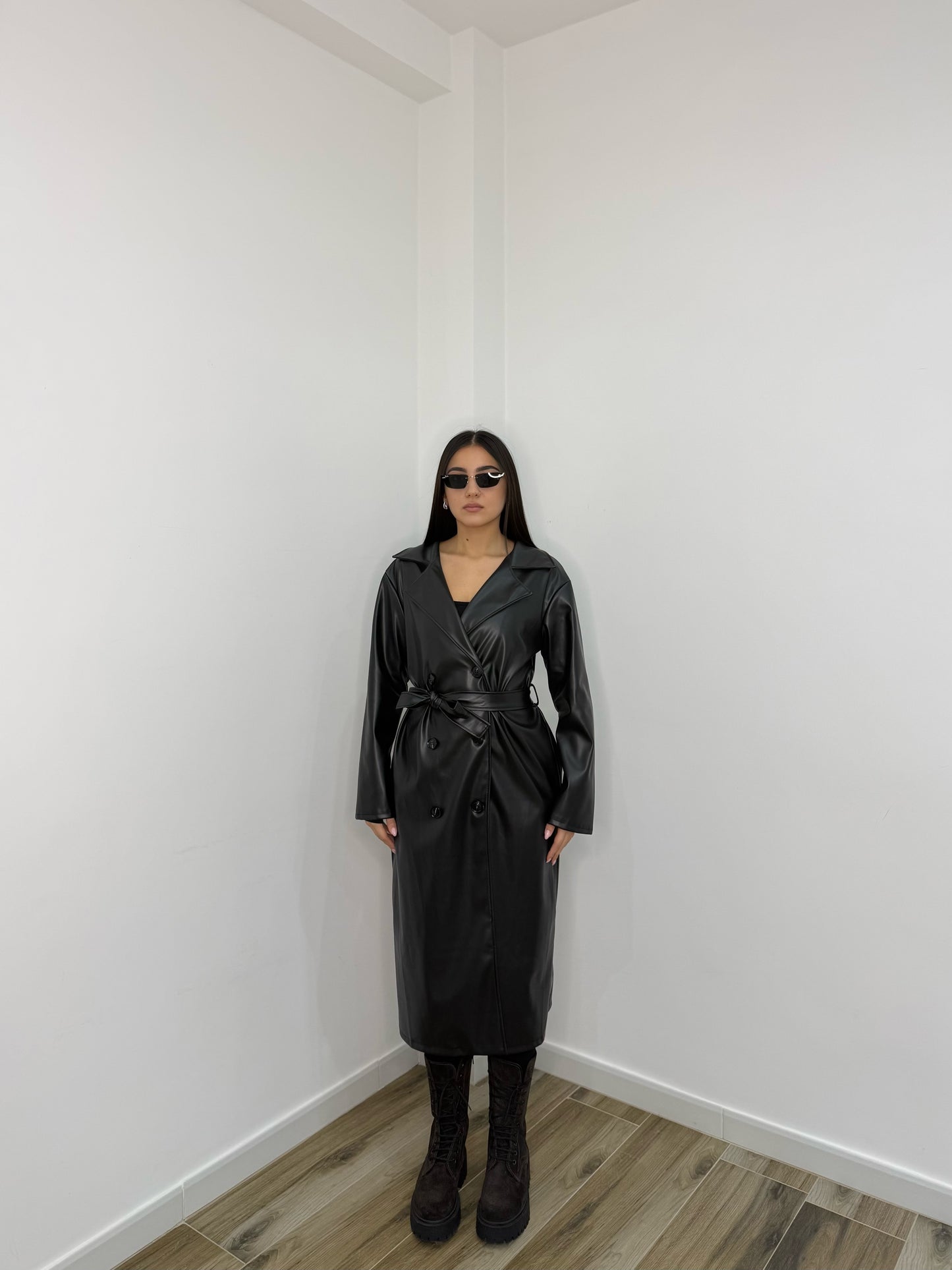 LONG TRENCH ECOPELLE