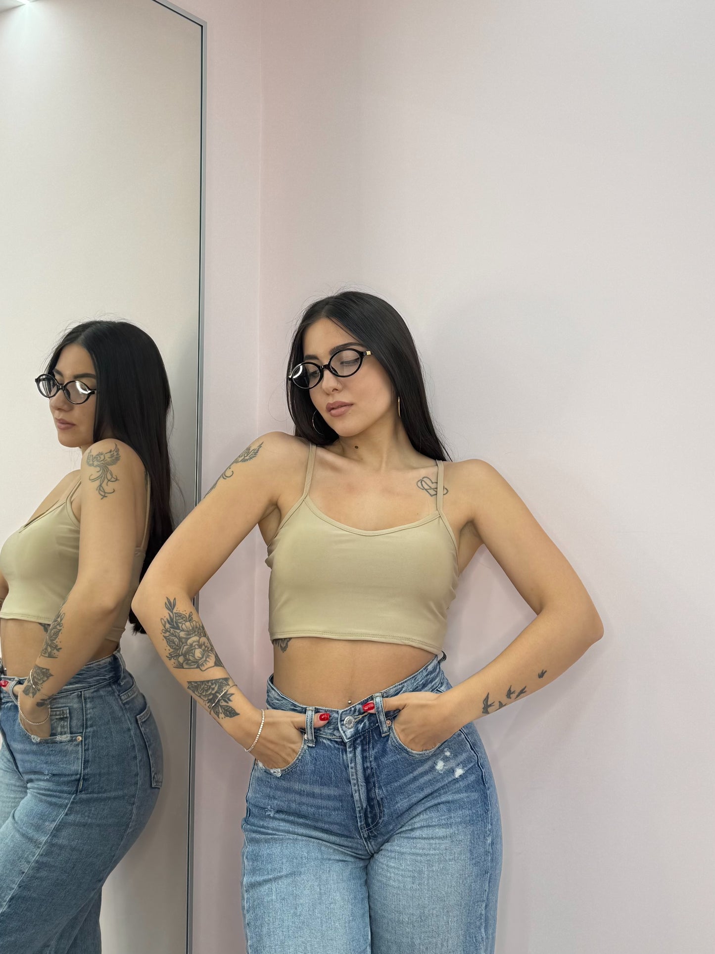 TOP CROP BASIC CON COPPE