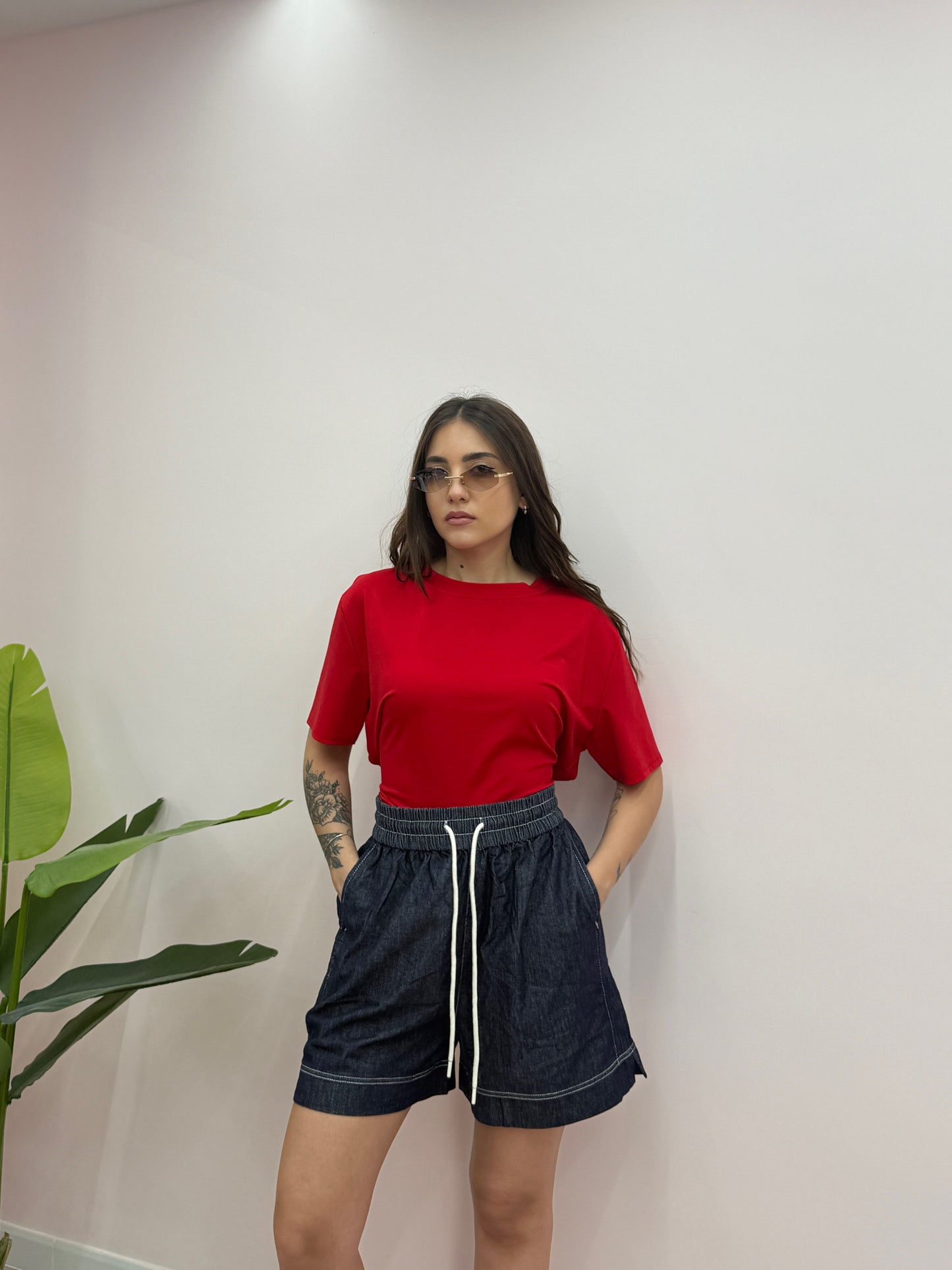 SHORTS BLUE DENIM