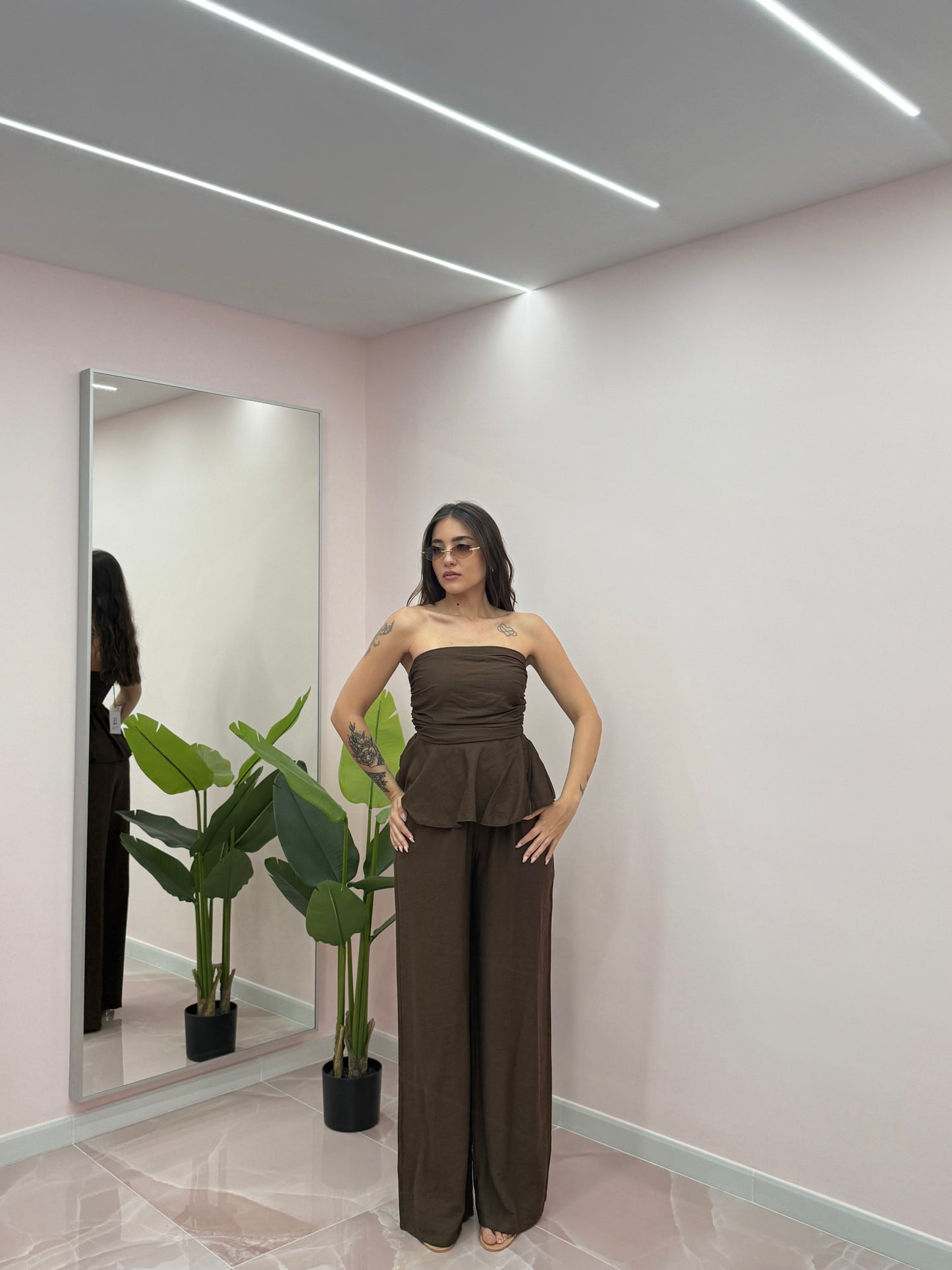 COORDINATO ESMERALDA MARRONE