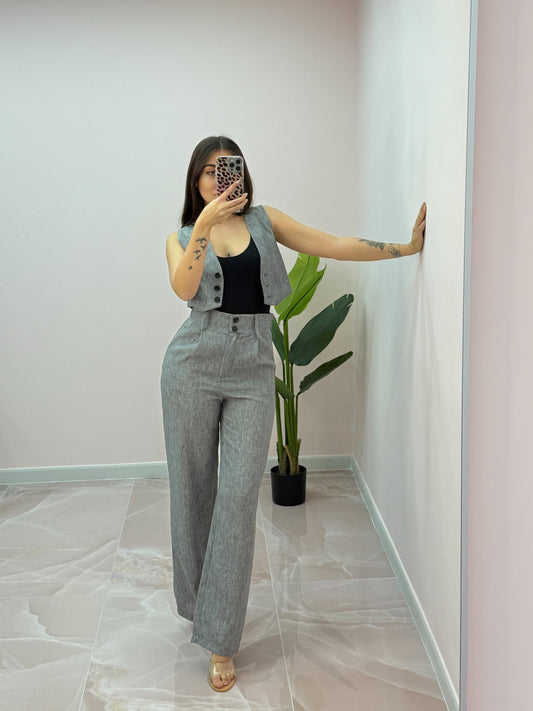 COORDINATO OFFICE GRIGIO