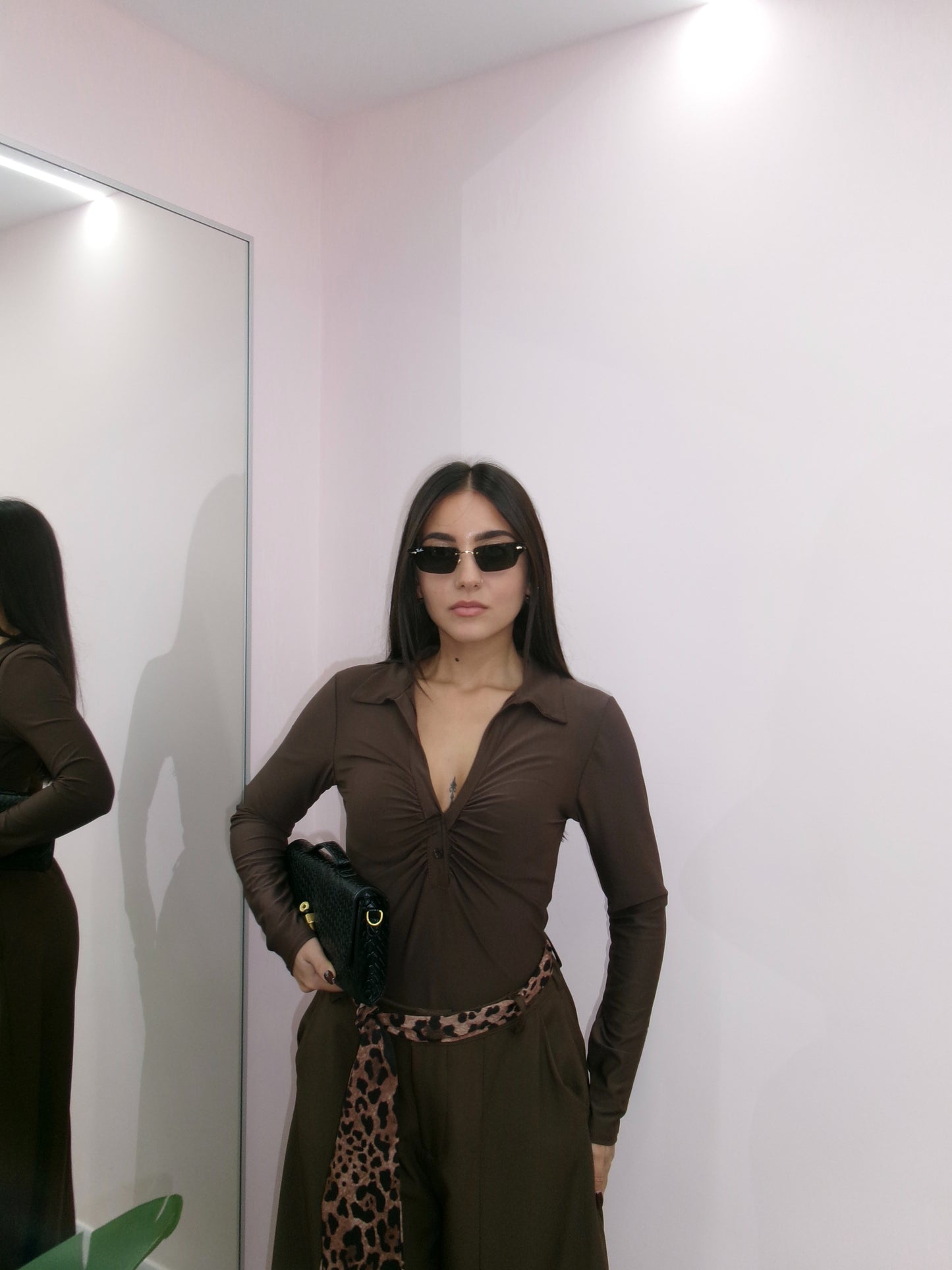 BODY POLO MANICA LUNGA