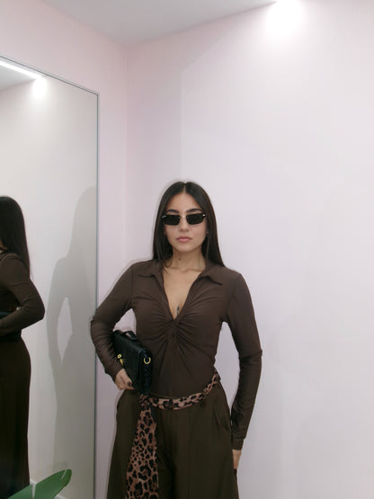 BODY POLO MANICA LUNGA