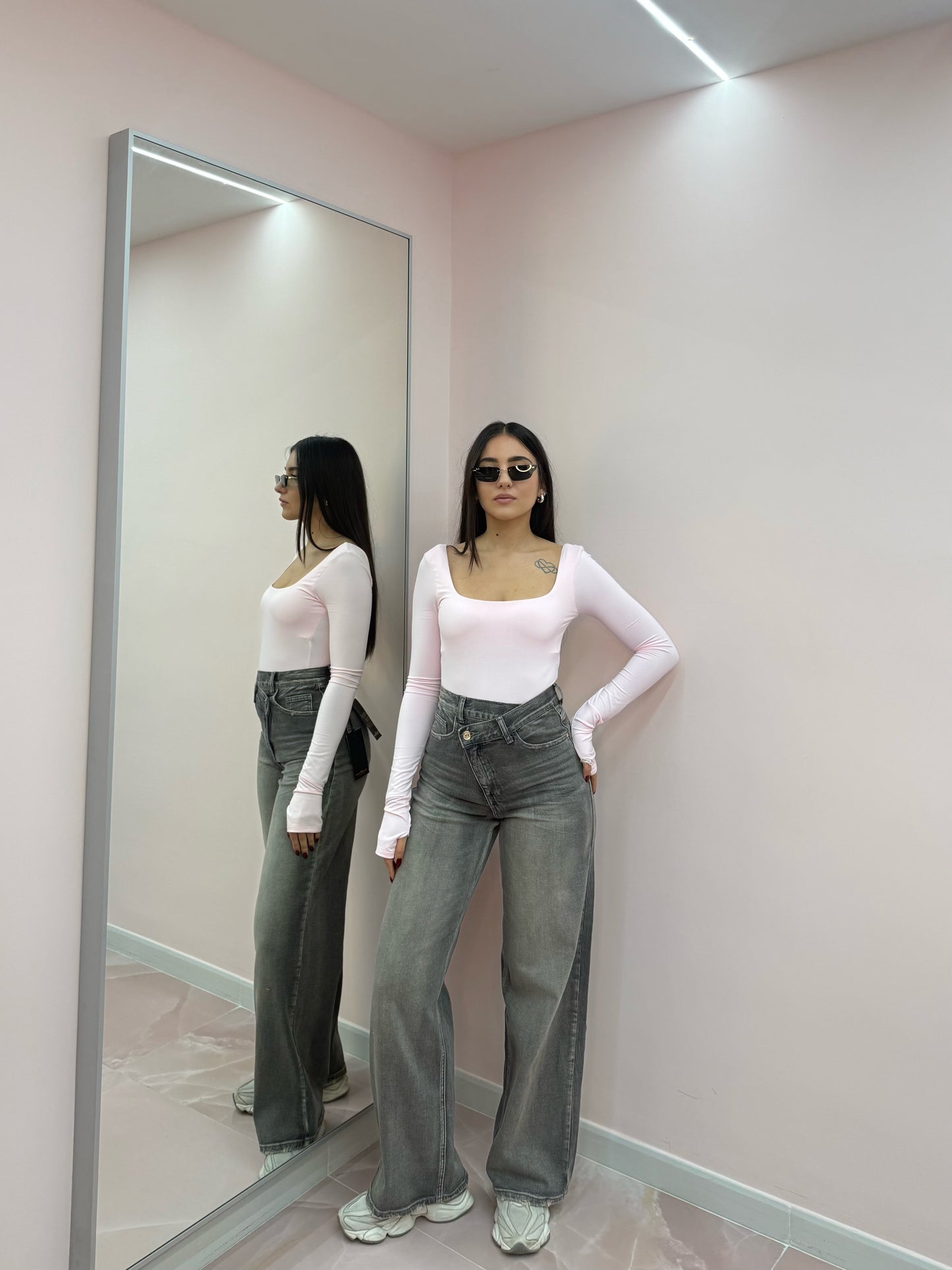 DENIM DARK ASIMMETRICO