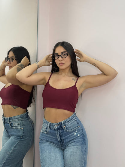 TOP CROP BASIC CON COPPE