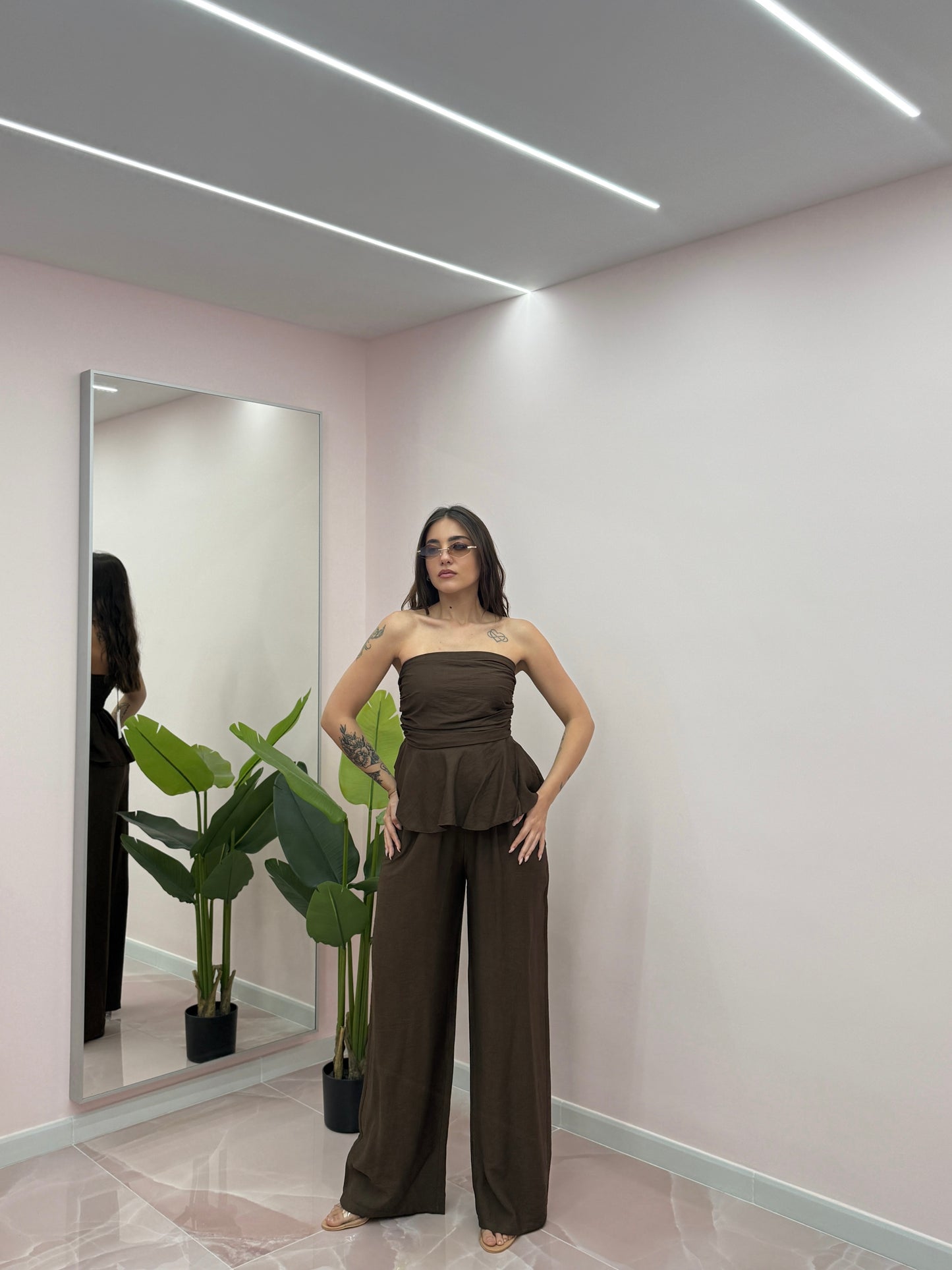 COORDINATO ESMERALDA MARRONE