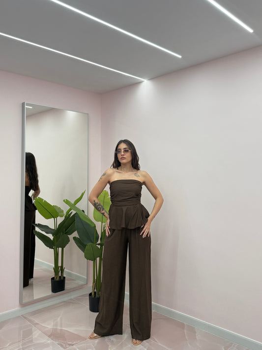 COORDINATO ESMERALDA MARRONE