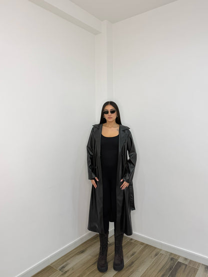 LONG TRENCH ECOPELLE