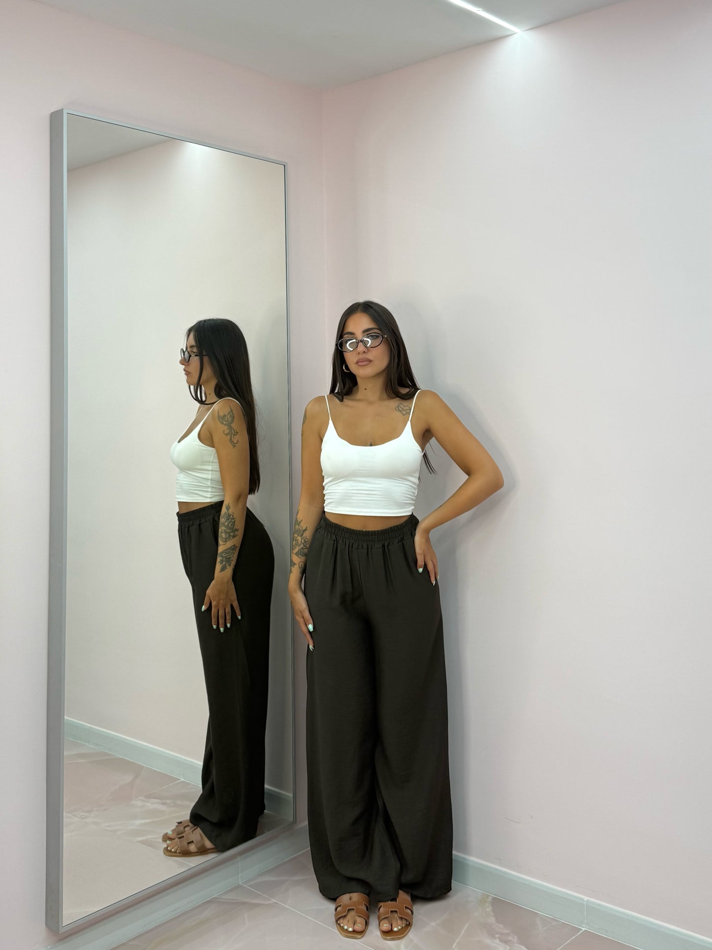 PANTALONE SIMIL LINO