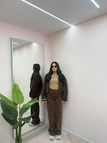 DENIM CHOCO ASIMMETRICO