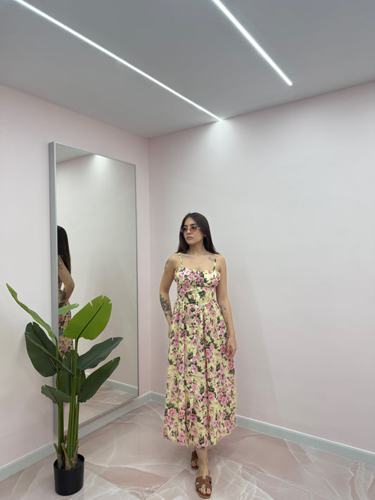 DRESS ISADORA ROSE GIALLO