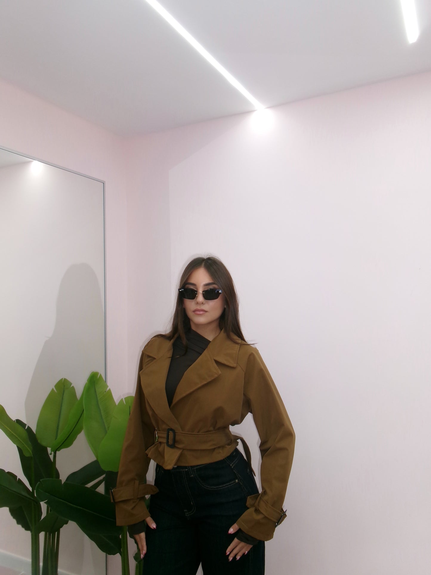 MINI TRENCH CIOCCOLATO