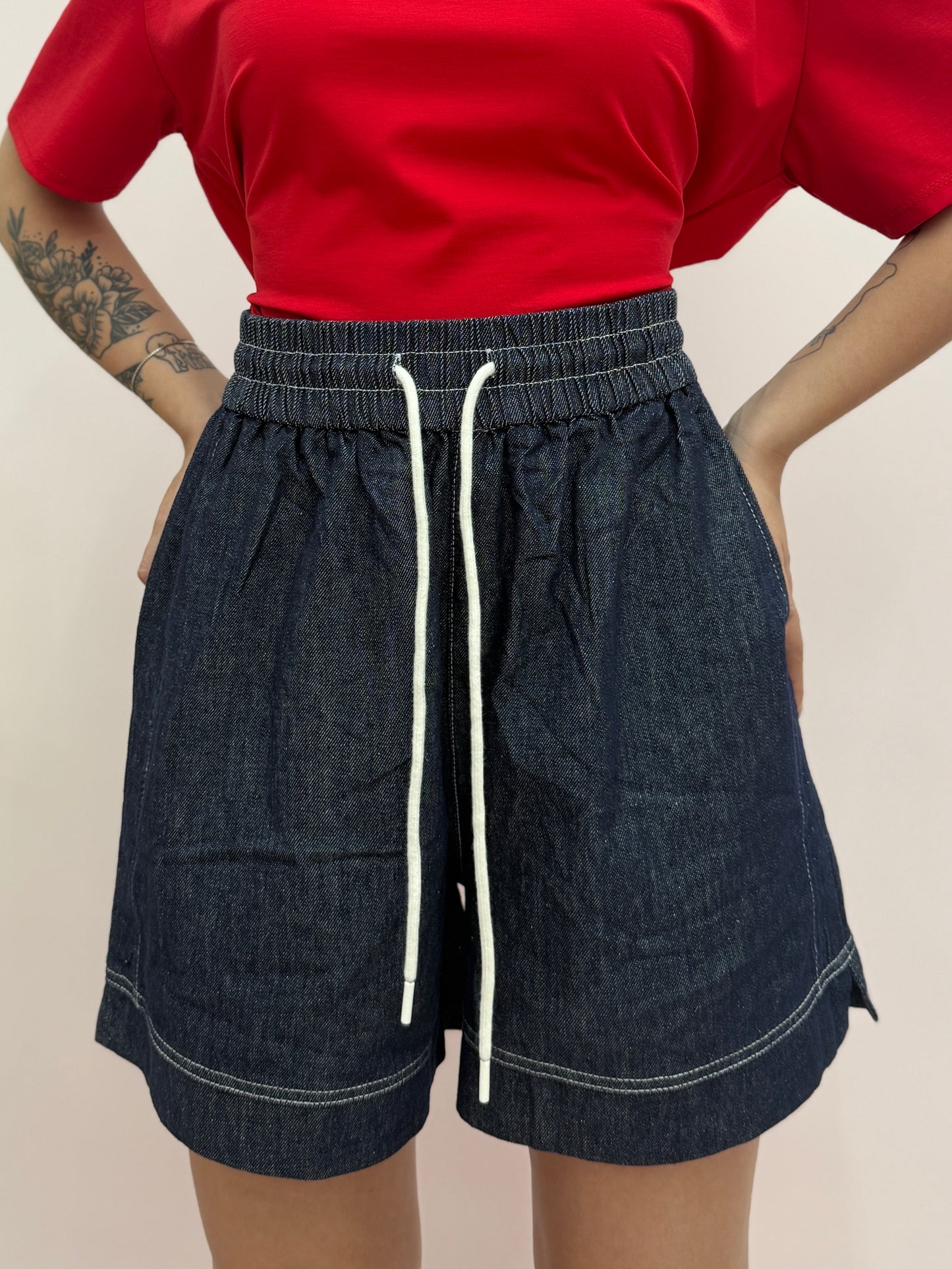 SHORTS BLUE DENIM