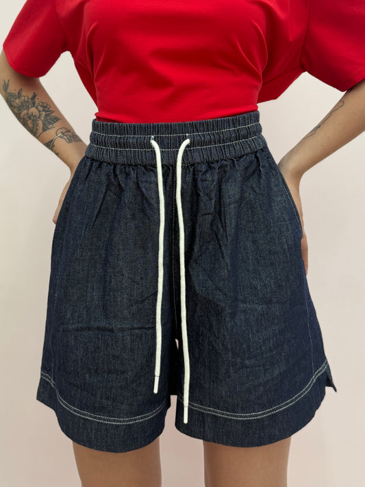 SHORTS BLUE DENIM