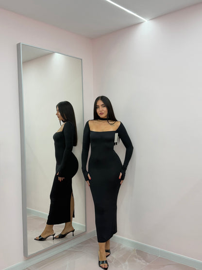 LONG DRESS CHOKER