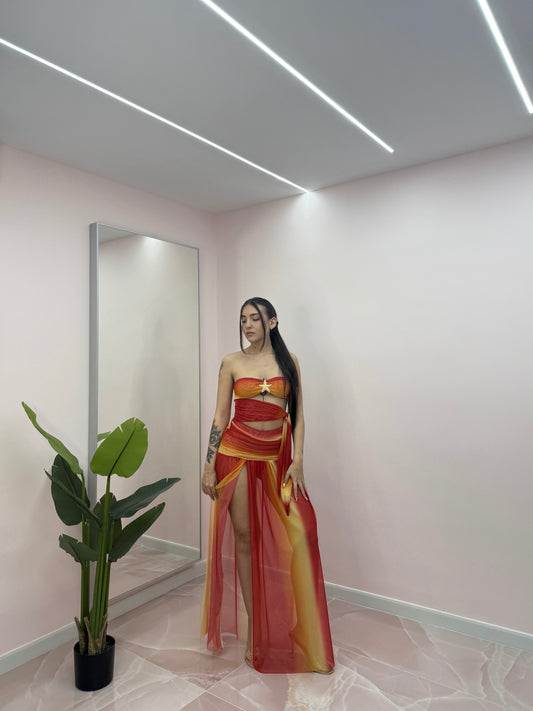 COORDINATO ESTRELLA ARANCIO
