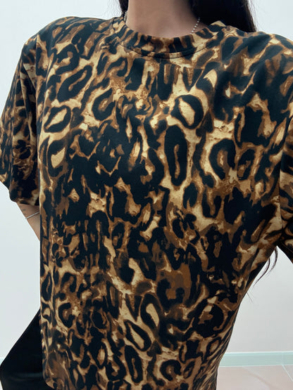 MAXI SHIRT LEOPARDATA