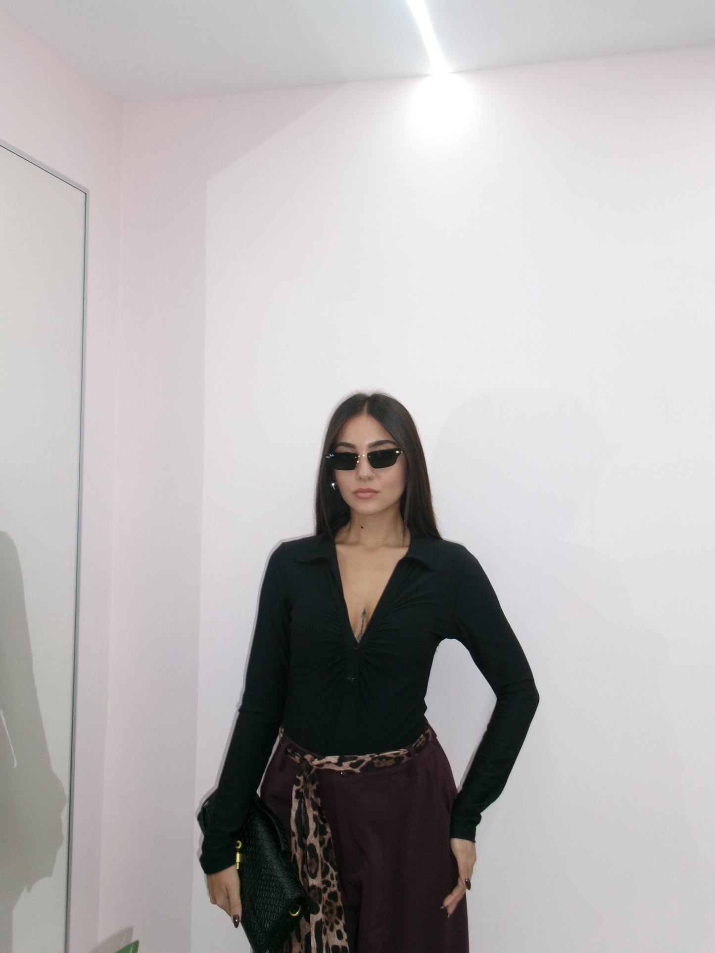 BODY POLO MANICA LUNGA