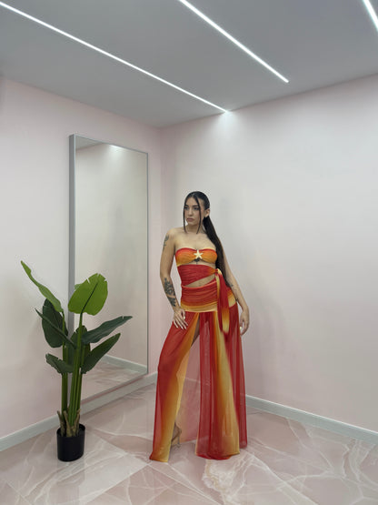 COORDINATO ESTRELLA ARANCIO