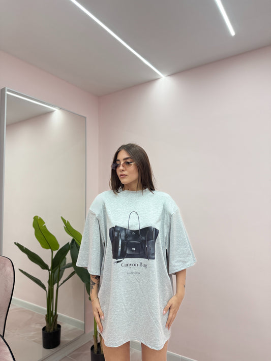 MAXI SHIRT BAG GRIGIO
