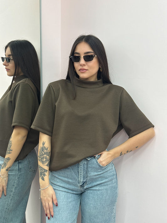 T-SHIRT OVER MEZZA MANICA