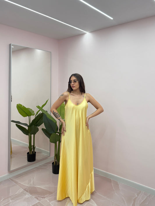 LONG DRESS SATIN
