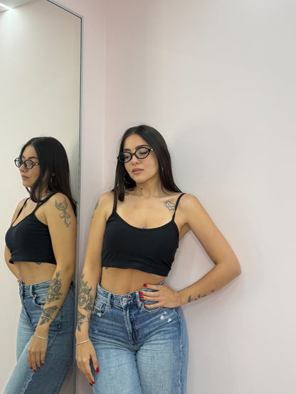 TOP CROP BASIC CON COPPE