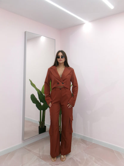 COORDINATO CARGO RUGGINE