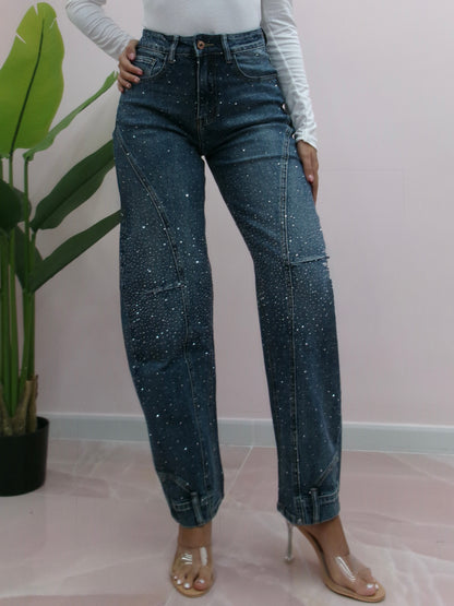 DENIM BLUE STRASS